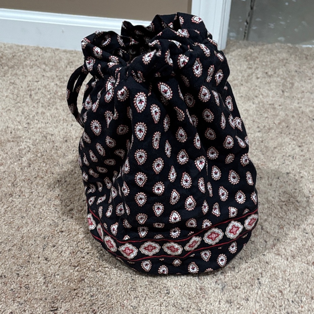 Stylish Black Patterned Women's Bag